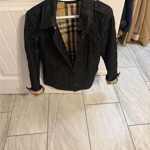 Burberry Black Quilted Jacket